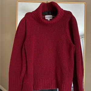 Olive & Oak Rich Red Turtleneck Sweater